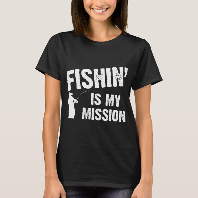 Camiseta A pescaria é minha missão (Frente)