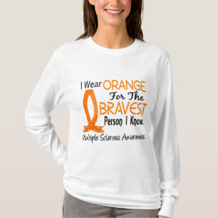 Camiseta A pessoa a mais brava eu sei a esclerose múltipla