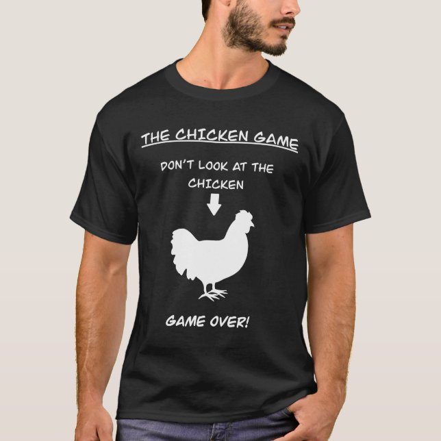 Camiseta A Piada de frango do jogo (Frente)