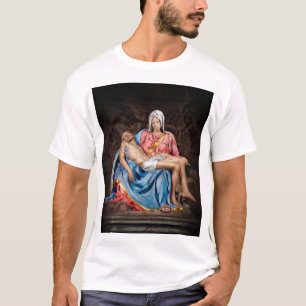 Camiseta A Pietà de Michelangelo (1498–1499) O CORDEIRO DE