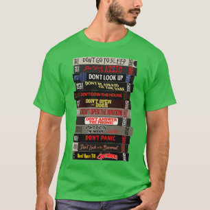 Camiseta A pilha de "Dont Films Horror VHS"