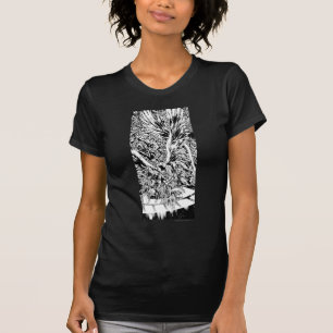 Camiseta A pintura a mais preta do grupo da noite - preto e