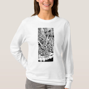 Camiseta A pintura a mais preta do grupo da noite - preto e