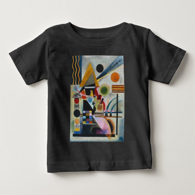 Camiseta A pintura Abstrato de Kandinsky (Frente)