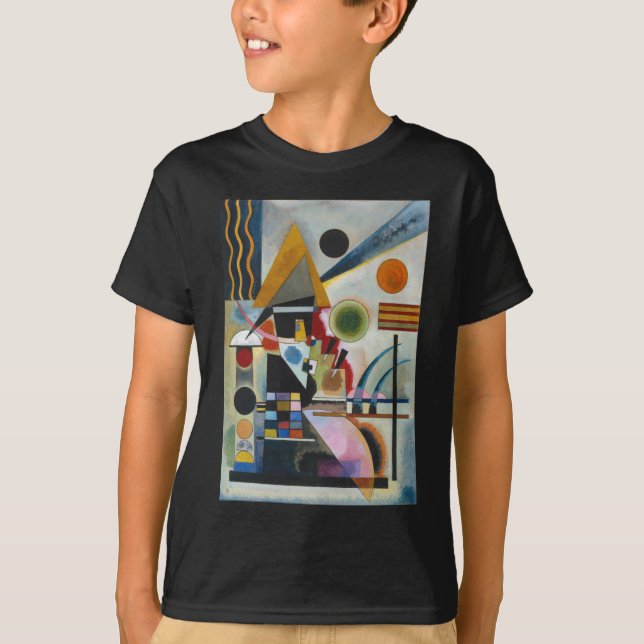 Camiseta A pintura Abstrato de Kandinsky (Frente)