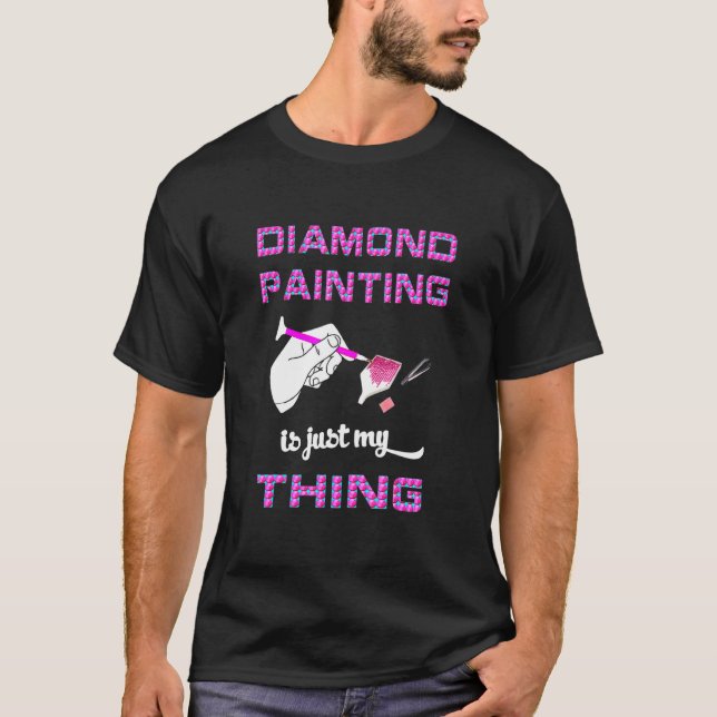 Camiseta A Pintura Diamond É Só A Minha Arte Diamante Por R (Frente)