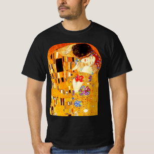 Camiseta A pintura do Beijo por Gustav Klimt
