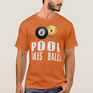 Camiseta A Piscina engraçada do jogador de Piscina do Billi