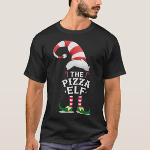 Camiseta A Pizza Elf Engraçada Papai noel Pullove