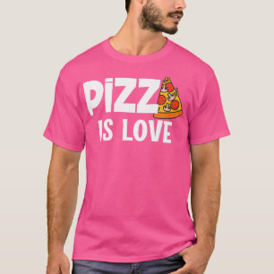 Camiseta A Pizza Engraçada é uma fatia de amor do céu