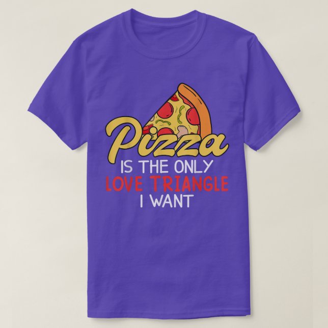 Camiseta A Pizza Engraçada É Uma Fatia Do Céu 856 (Frente do Design)