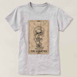 Camiseta A Placa De Tarot Do Gardener Relaxou A Camisa-T