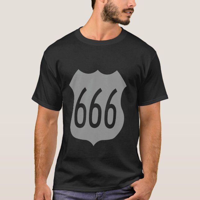 Camiseta A Placa de Trânsito do Diabo (Frente)