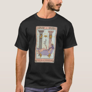 Camiseta A Placa Tarot De Erva De Alto Sacerdote Face Sol A
