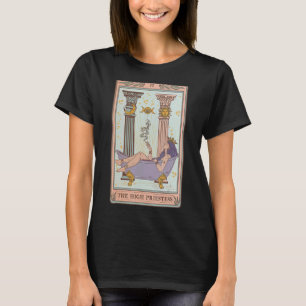 Camiseta A Placa Tarot De Erva De Alto Sacerdote Face Sol A