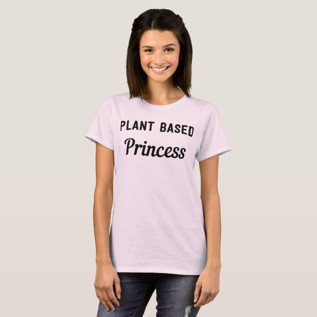 Camiseta A planta baseou a princesa (Frente Completa)