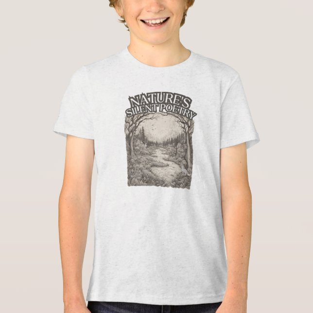 Camiseta A Poesia Silenciosa da Natureza (Frente)