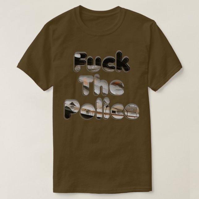 Camiseta A Polícia (Frente do Design)