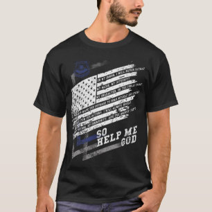 Camiseta A polícia em América policia presentes da polícia
