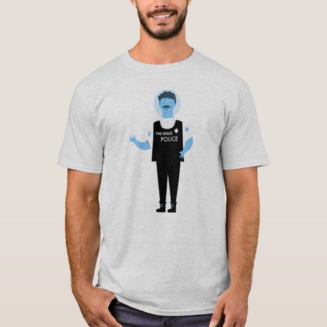 Camiseta A Polícia Espacial (Frente)