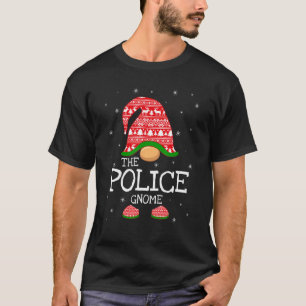 Camiseta A Polícia Gnomo da Família Xmas Co.