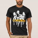 Camiseta A polícia grava - o CUIDADO<br><div class="desc">Divertimento para partidos dos despedida de solteiro,  férias da primavera e outros eventos selvagens do grupo.  As meninas em equipamentos da praia do biquini com polícia amarela não cruzam a fita fazem a nenhum evento mais divertimento!</div>