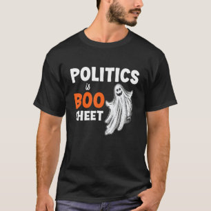 Camiseta A Política É Uma Folha De Espírito Engraçado Hallo
