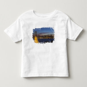 Camiseta A Ponte da Baía a partir da Ilha do Tesouro