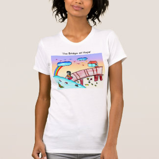 Camiseta A ponte da esperança (caridade do HIV/AIDS)