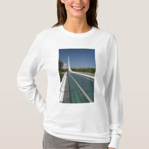 Camiseta A ponte de relógio de sol na Baía de Turtle