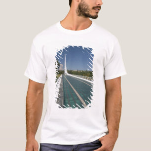 Camiseta A ponte de relógio de sol na Baía de Turtle