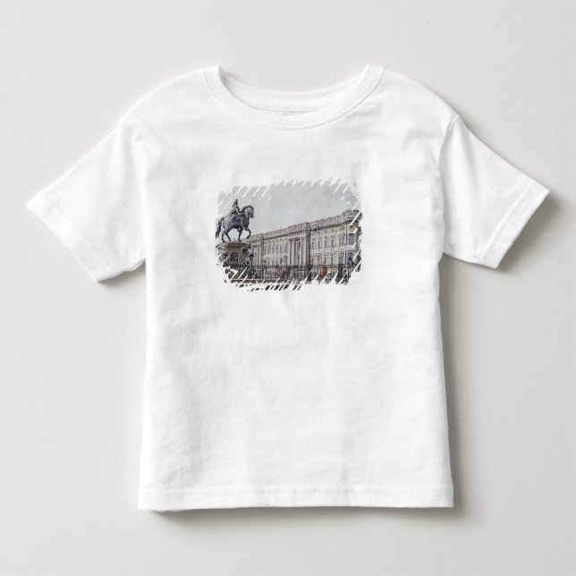 Camiseta A ponte longa com um monumento aristocrático (Frente)