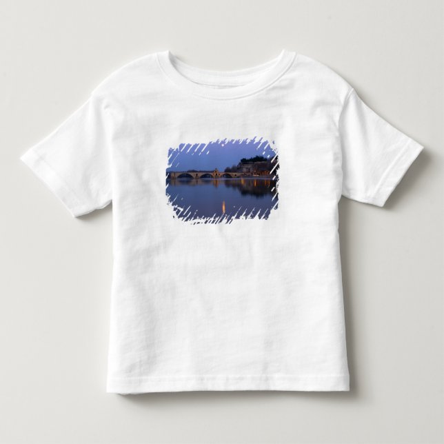 Camiseta A ponte Pont St. Benezet em Avinhão no (Frente)