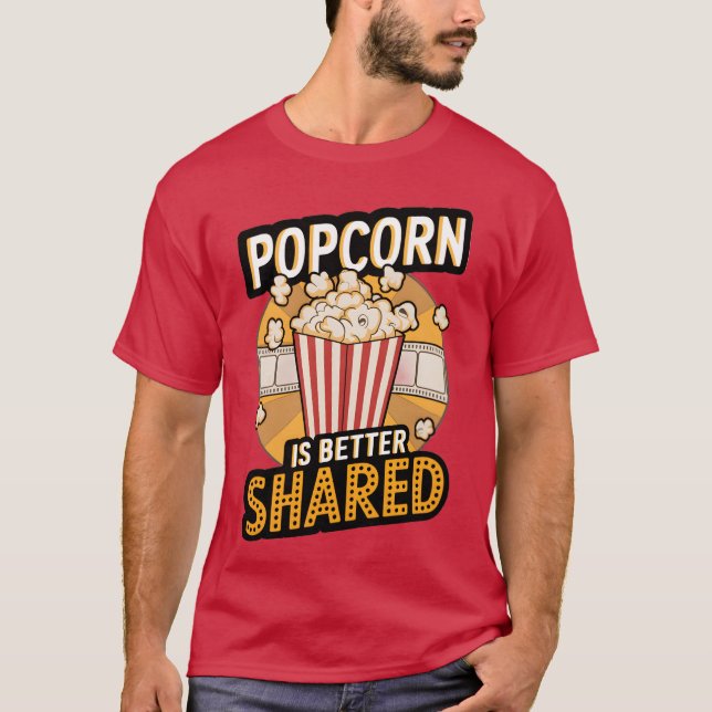 CAMISETA A POPCORN É MELHOR JUNTA (Frente)
