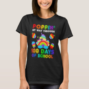 Camiseta A Pôr-Me A Caminho Através De 100 Dias De Pop Da E