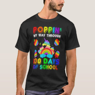 Camiseta A Pôr-Me A Caminho Através De 100 Dias De Pop Da E