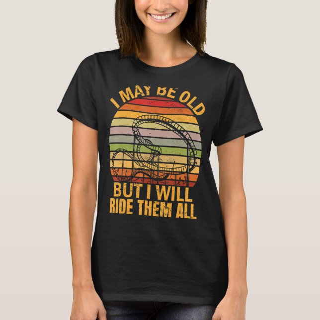 Camiseta A porta copos do cilindro retrô pode ser antiga, m (Frente)