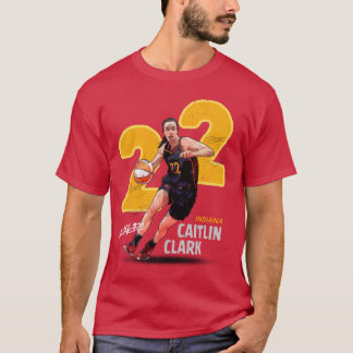 Camiseta a pose de drible com 22 de fundo