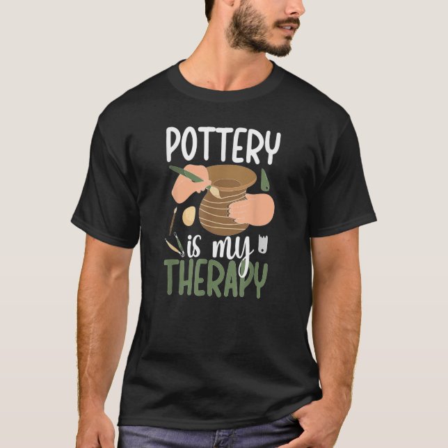 Camiseta A Potência É A Minha Terapia Cerâmica Cerâmica Cer (Frente)