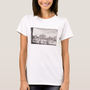 Camiseta A praça no jardim de Covent, 1647 (gravura)
