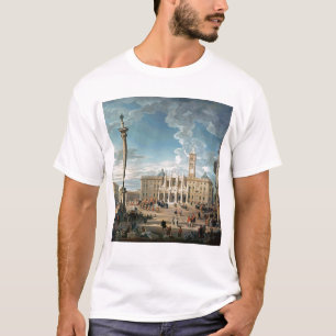 Camiseta A praça Santa Maria Maggiore, 1752