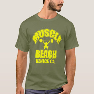 CAMISETA A PRAIA DO MÚSCULO OSTENTA A ENGRENAGEM POR