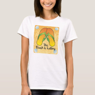 Camiseta A Praia Está Chamando