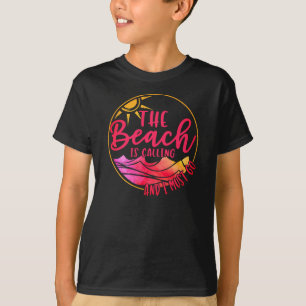 Camiseta A praia está chamando e eu devo ir-76767