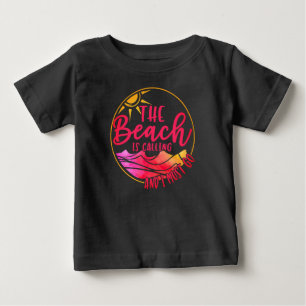 Camiseta A praia está chamando e eu devo ir-76767