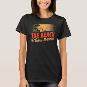 Camiseta A Praia Está Me Chamando De Surf Do Paraíso Hawaii