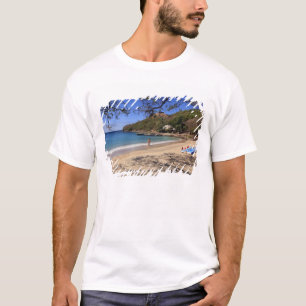 Camiseta A praia no Parque Nacional da Ilha dos Pombos