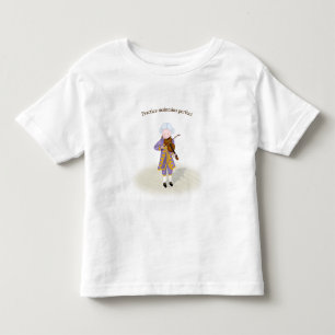 Camiseta A Prática Mantém O Perfeito Mozart Jogando Violi