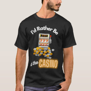 Camiseta A Preferencialmente Do Casino Id Está Na Máquina D