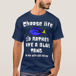 Camiseta A preferencialmente Ix27d tem um toque azul